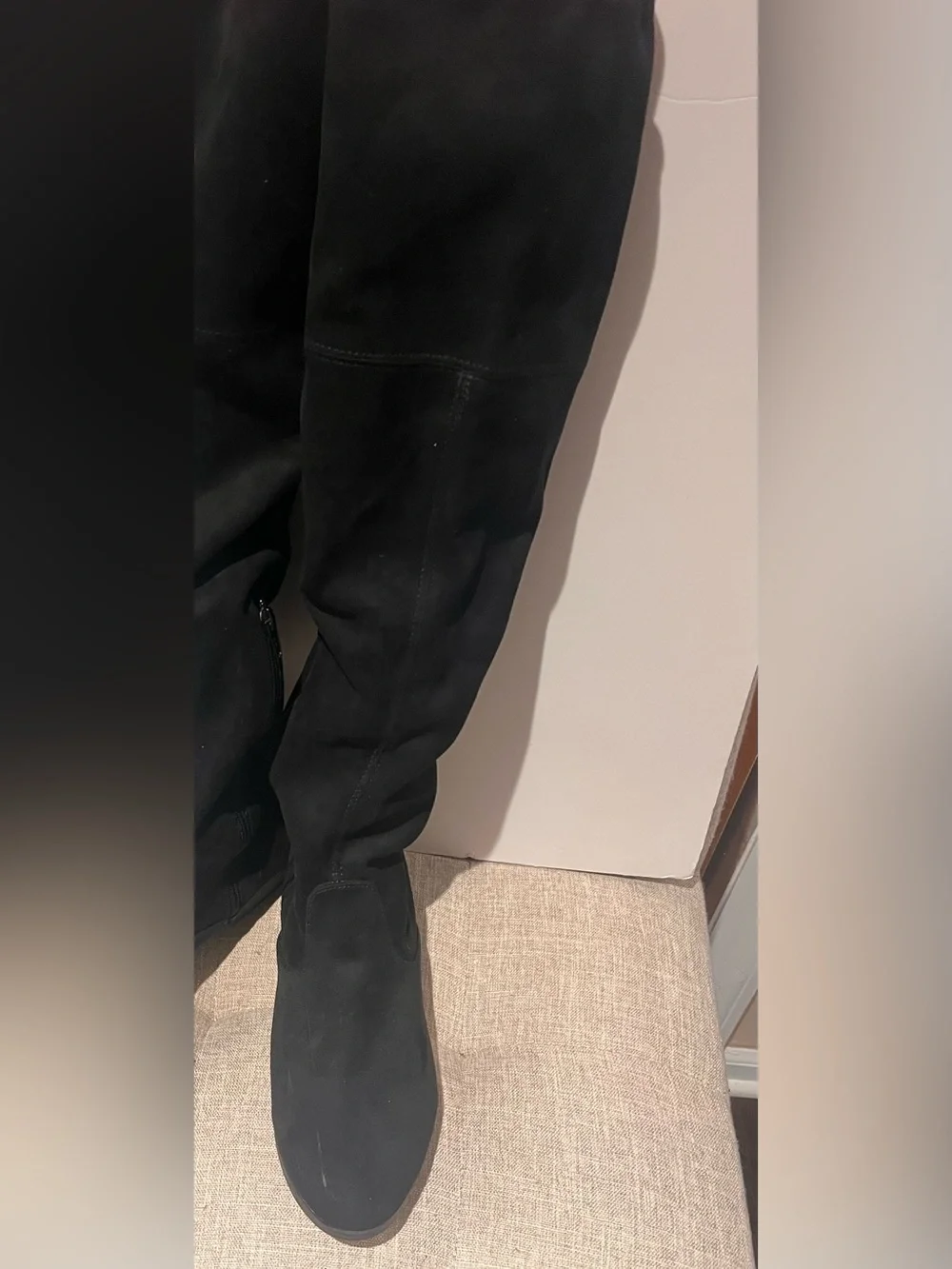 Women’s Black Over-the-Knee Fashion Boots